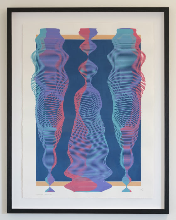 Entanglement Harvesting #6 (framed)