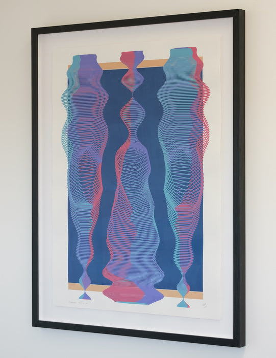 Entanglement Harvesting #6 (framed)