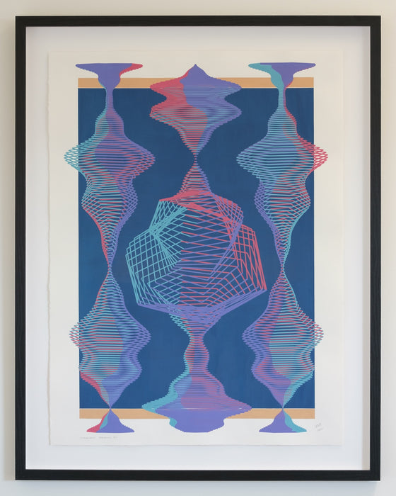 Entanglement Harvesting #9 (framed)