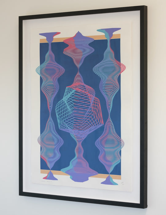 Entanglement Harvesting #9 (framed)