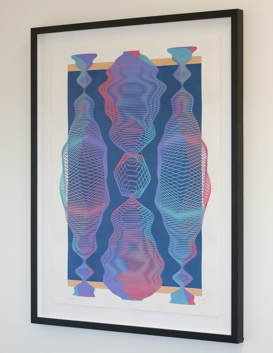 Entanglement Harvesting #10 (framed)