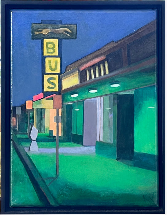 Bus Station, By Night