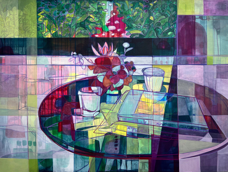 Café at the Hockney – Van Gogh: The Joy of Nature Show in Amsterdam