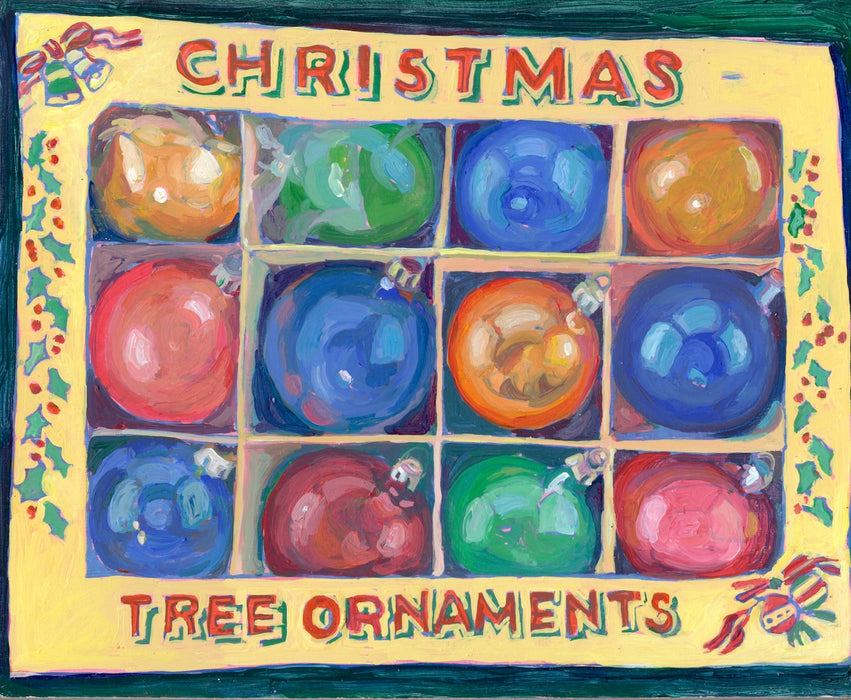 Christmas Tree Ornaments Boxed