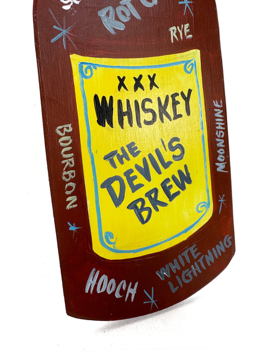 Devil's Brew Whiskey Bottle