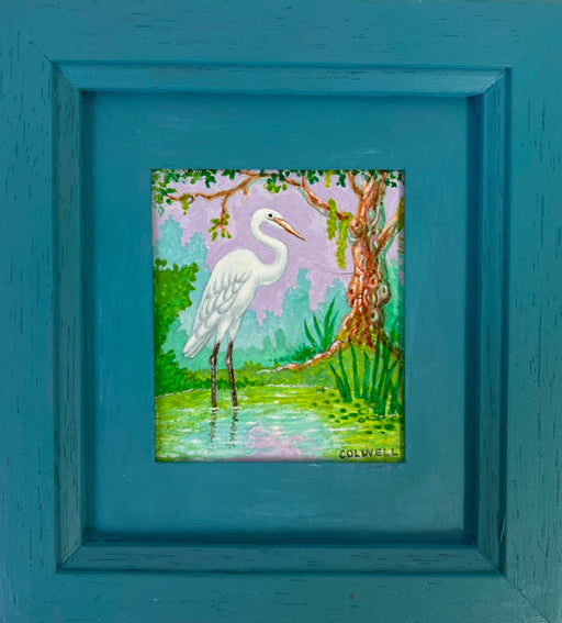 Egret and Tree