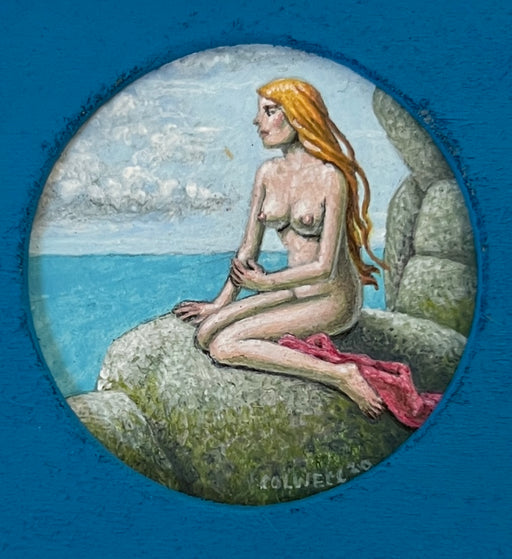 Woman on Rock by Sea (Little Mermaid)