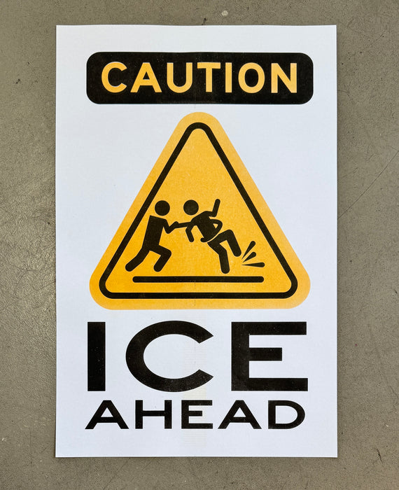 Caution ICE Ahead