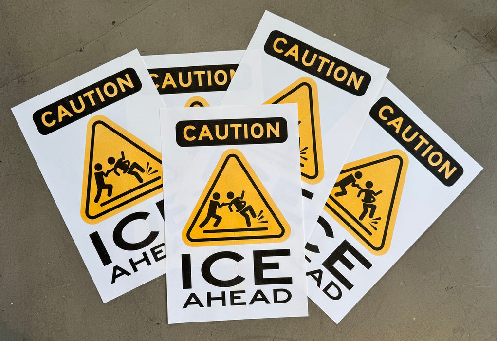 Caution ICE Ahead