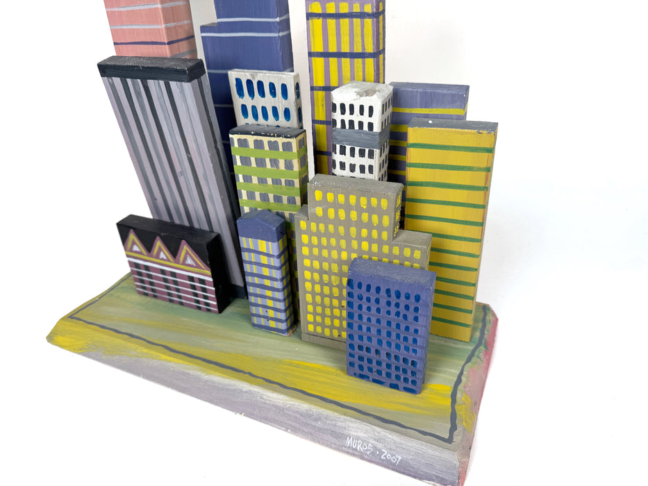 Cityscape Dozen Skyscrapers