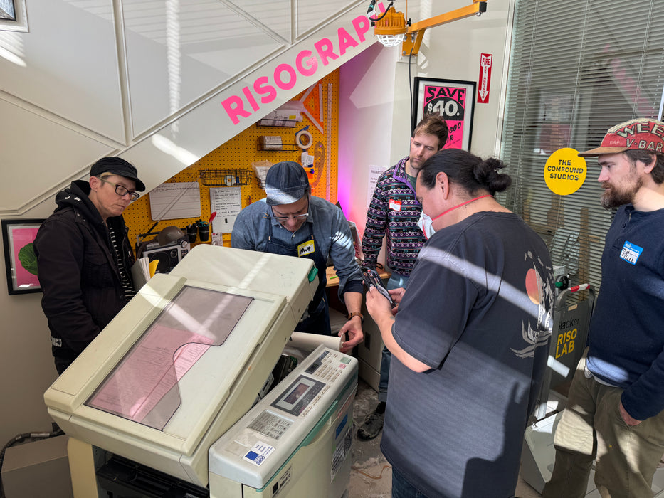 Intro to Risograph Printing  CURRENT MEMBERS ONLY (Wed, May 21, 12-4pm)