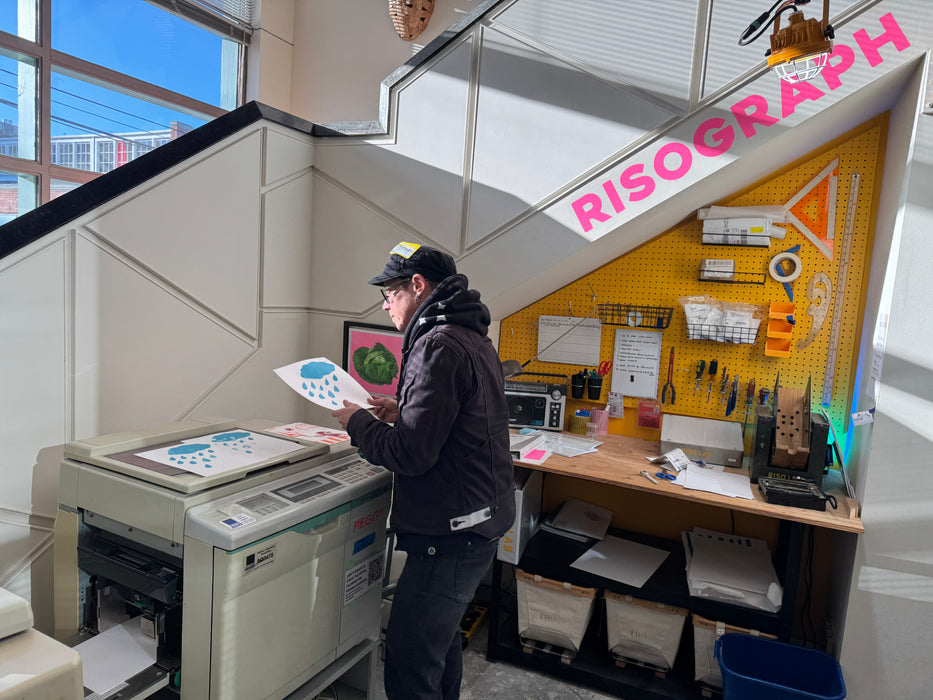 Intro to Risograph Printing  CURRENT MEMBERS ONLY (Wed, May 21, 12-4pm)