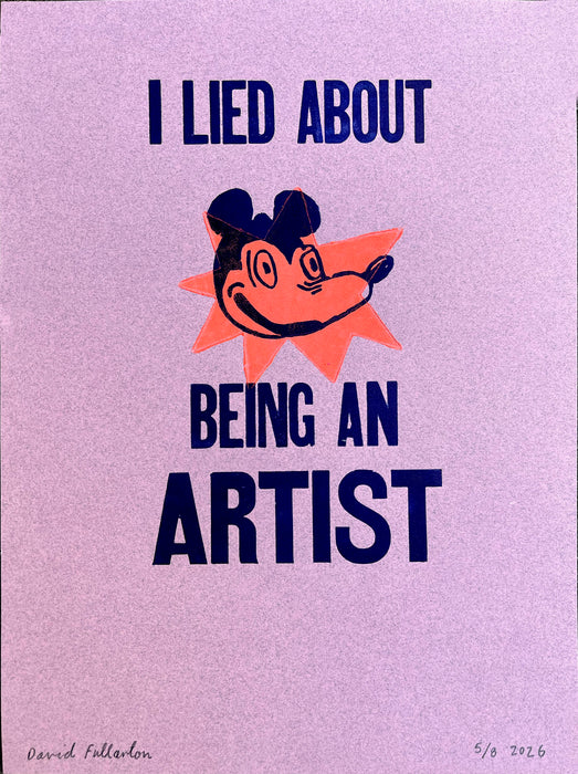 I Lied About Being An Artist