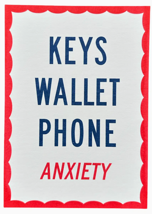 Keys Wallet Phone Anxiety
