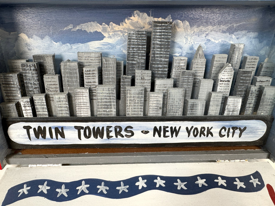 Twin Towers in Cigar Box