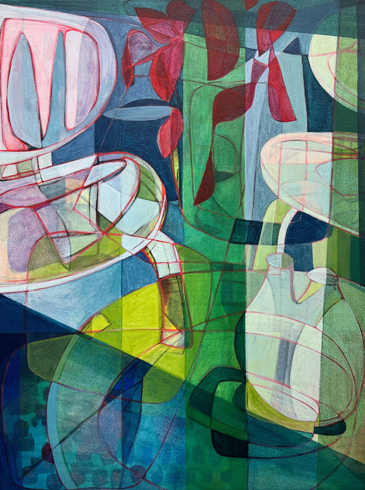 Vase With Two Openings at Compound