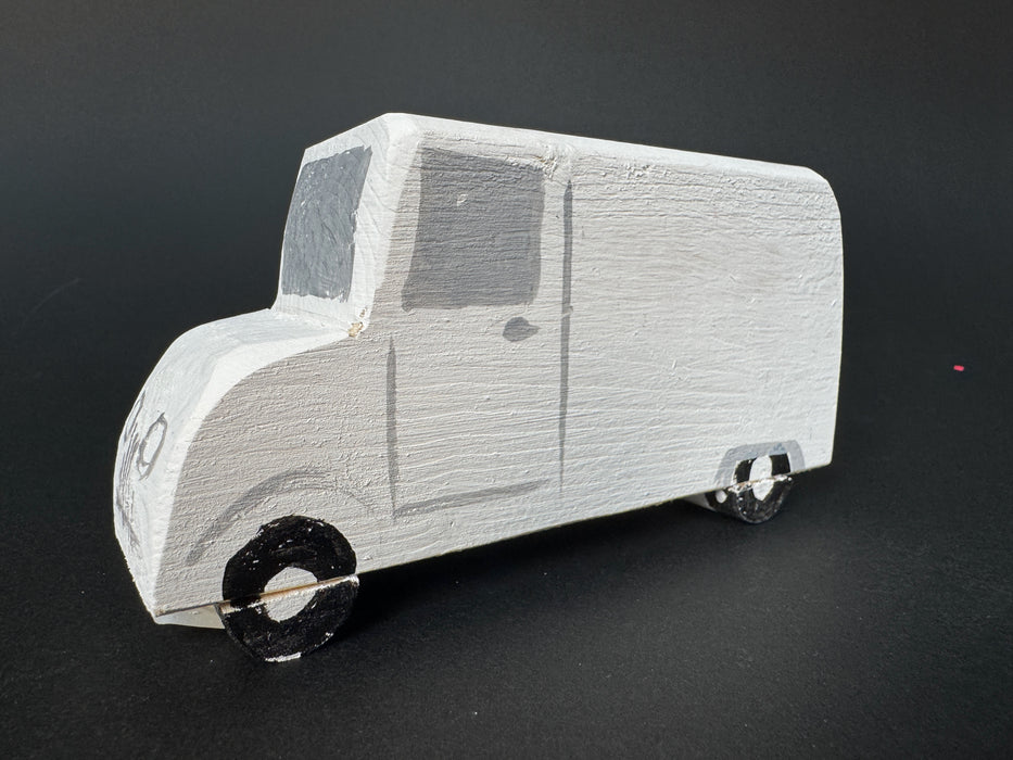 White Delivery Van