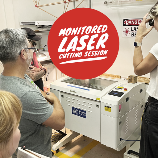 Monitored Laser Cutting Session (Compound Members Only) Fri, July 18th 11am,12pm,1pm,2pm,3pm