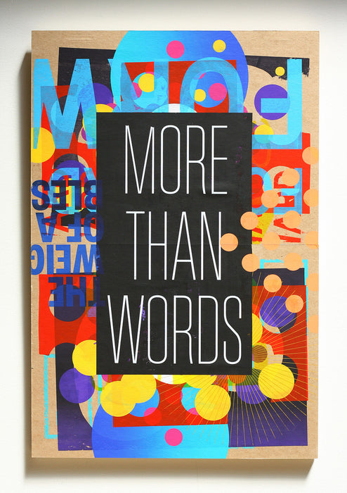 More than words (diptych)