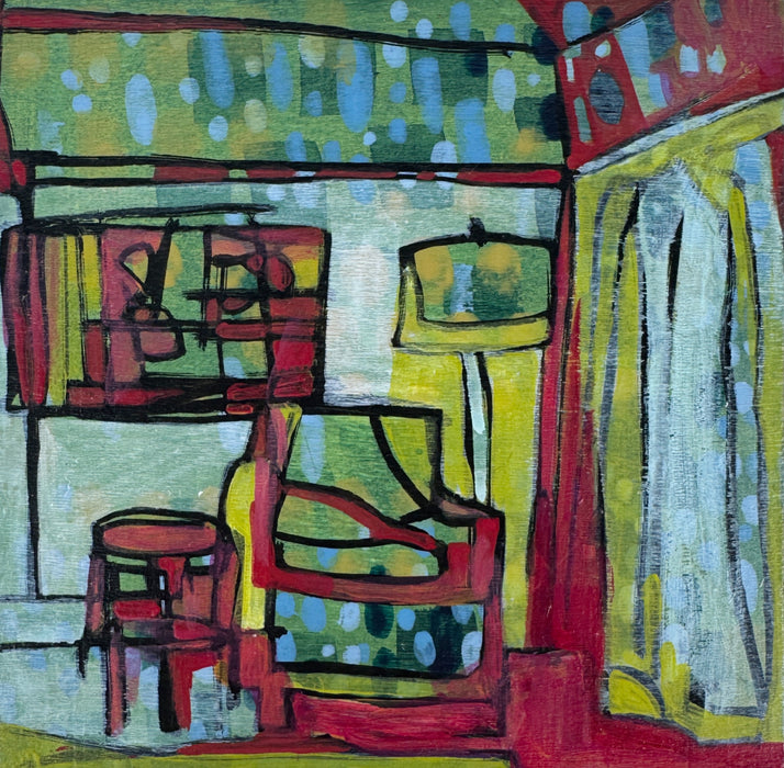 Sitting Room with Painting