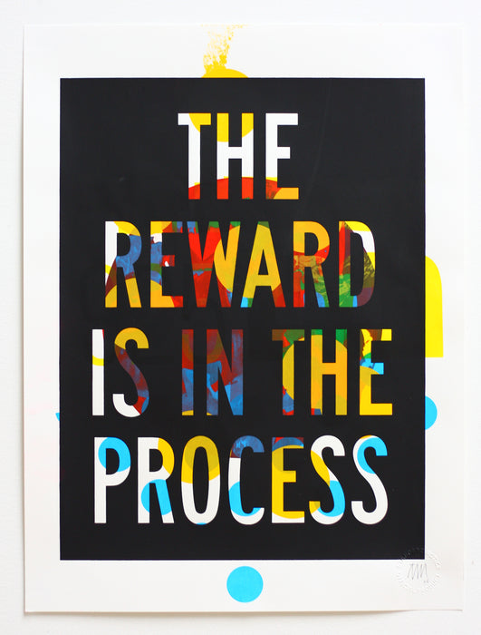 The reward is in the process (Blue dot)