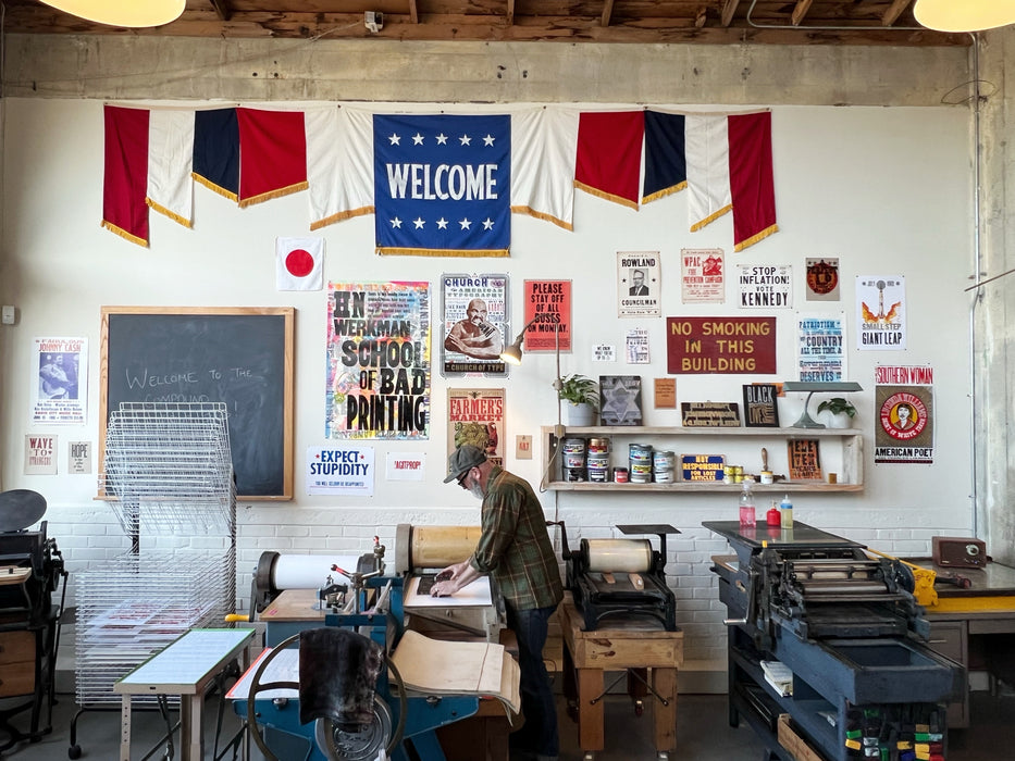 Letterpress Printing Posters - Sunday, October 1st 12-4pm