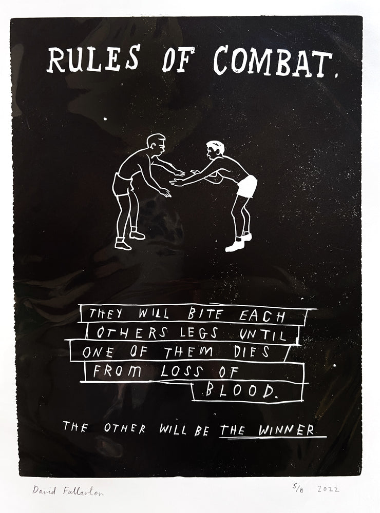 Rules of Combat (black/white)