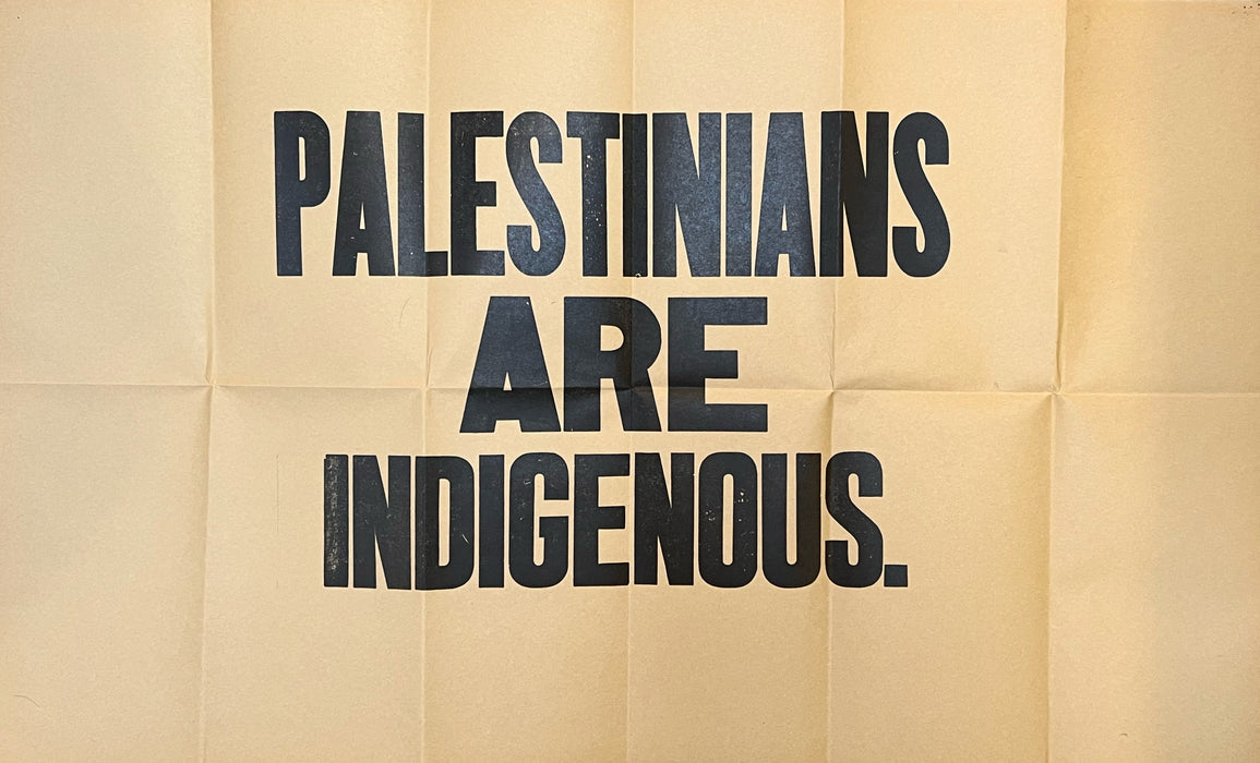Palestinians are Indigenous
