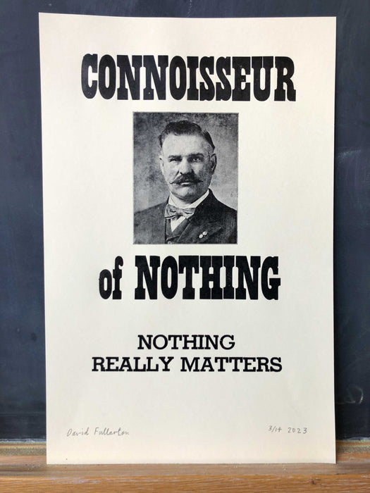 Connoisseur of Nothing