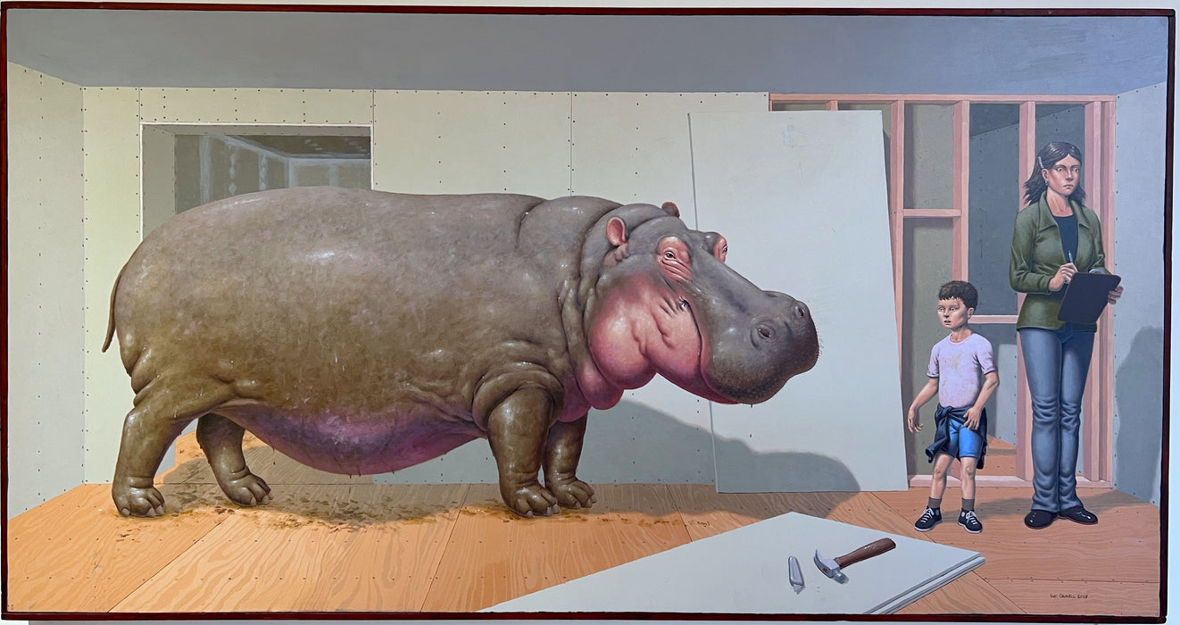 Hippo with Drywall