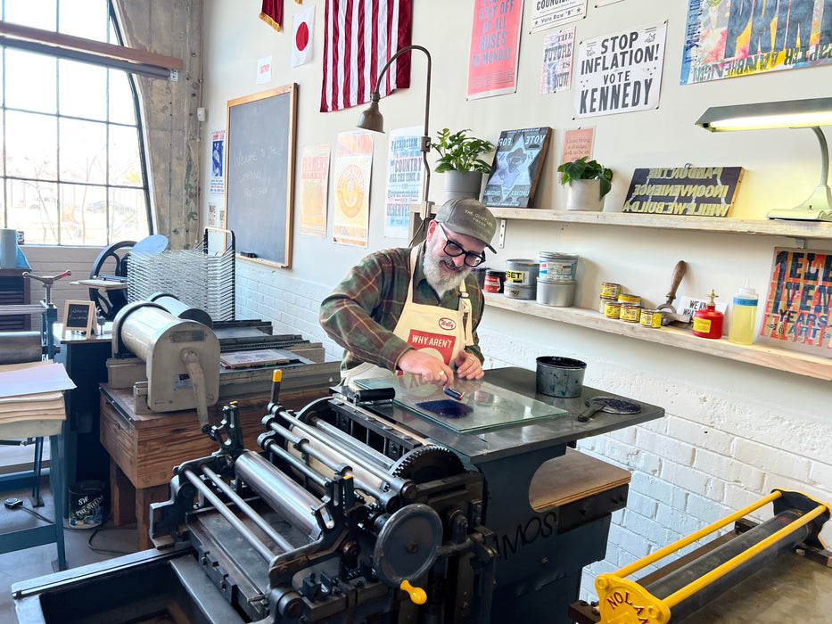 Letterpress Printing Posters - Sunday, October 1st 12-4pm